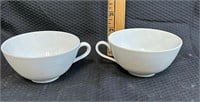 Two Bavarian Porcelain Tea Cups