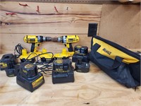 Dewalt tools batteries chargers as is untested