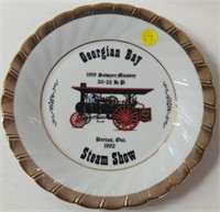 22K Gold 1992 Georgian Bay Steam Show Plate