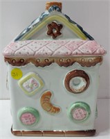 Vintage Japanese Gingerbread House Cookie Jar