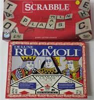 Sealed Rummoli Game w/ Scrabble Game
