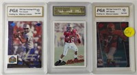 3 Rookie Graded 10 Cards
