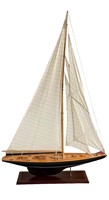 6ft. Vintage Sailboat Yacht Model