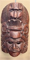 Wood Carved Tribal Mask