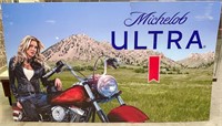 Michelob Ultra Beer Sign Coroplast 60L x 43”H