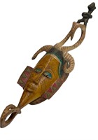 30” African Ritual Mask Guru Ivory Coast