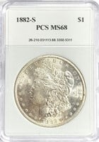 1882-S Morgan Silver Dollar MS-68