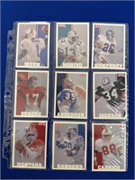 1991 Score Team MVP  Page of 9 cards