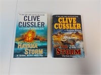 2 Clive Cussler Books Hardcover