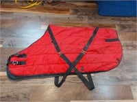 Red Winter Stable Blanket 56-58