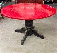 Vintage Round Drop Leaf Table