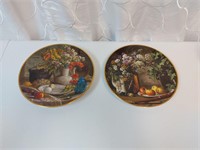 2 Kees van den Berg Collectible Plates