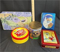 Lot of Collectors Tins - Better Made Trails End