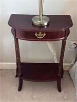 Faux drawer side table