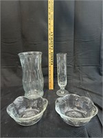 Lot of Glass Bowls and Vases