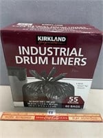 UNOPENED BOX OF DRUM LINERS