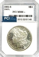 1881-S Morgan Silver Dollar MS-66 + DMPL
