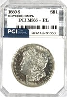 1880-S Morgan Silver Dollar MS-66 + PL OBV DMPL