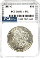 1883-O Morgan Silver Dollar MS-65 + PL