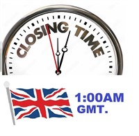 UK, LONDON - AUCTION CLOSING TIME - 1:00AM (04-28