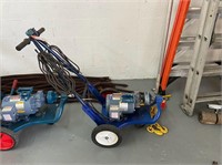 Electric eel sewer and drain cleaning machine