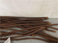 20 drain snake/electric eel sections 8 feet each