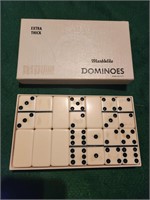 Vtg Extra Thick Dominoes
