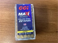 22 WMR HOLLOW POINT MAG 50 ROUNDS