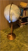 Standing Globemaster globe. 31 inches high
