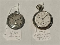Ingersoll and Elgin Pocket Watches