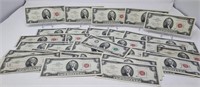 (56) $2 Bills Old Style – Many CU; (5) Modern $2
