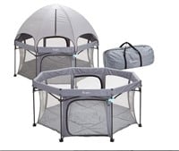 hiccapop XL 69” Outdoor Baby Playpen with Dome