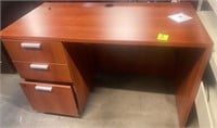 Cherry desk with drawers 47"w x 231/2"H
