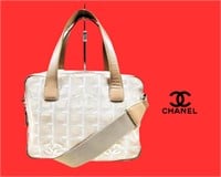 Chanel New Travel Line Beige Crossbody Bag