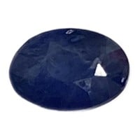 Natural Oval Cut .60ct Blue Sapphire