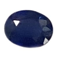 Natural Oval Cut .20ct Blue Sapphire