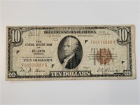 $10 Federal Reserve Atlanta FR-1860f