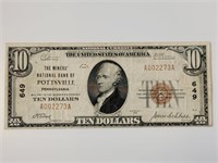 $10 National Bank Pottsville FR-1801-1