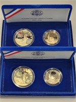 2 - Silver Dollar Commemorative Sets
