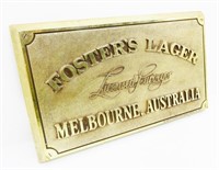 18" Foster's Lager Melbourne Beer Sign Plastic