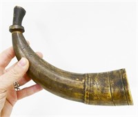 Carved Ram's Horn Shofar