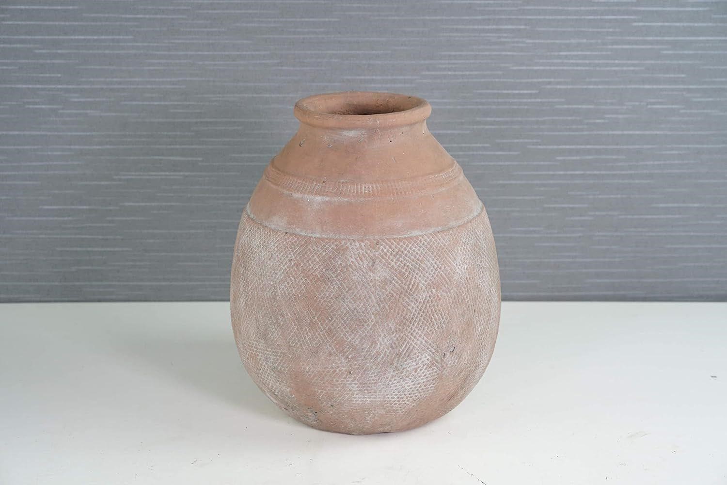 Antique Finish Terracotta Vase