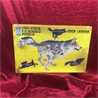 Vintage Schmid 1000 pc Jigsaw Puzzle Sealed WOLF