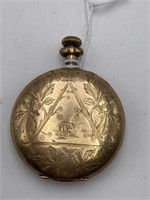 14K GOLD FILLED ANTIQUE COLUMBIA POCKET WATCH
