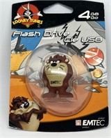 Looney Tunes Taz Flash Drive New