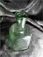 Antique Hand-Blown Glass 8 Inch Bottle