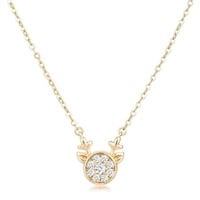 Round 3.88ct Champagne Topaz Reversible Necklace