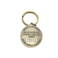 Vintage FIRST AMERICAN 100 YRS Keychain
