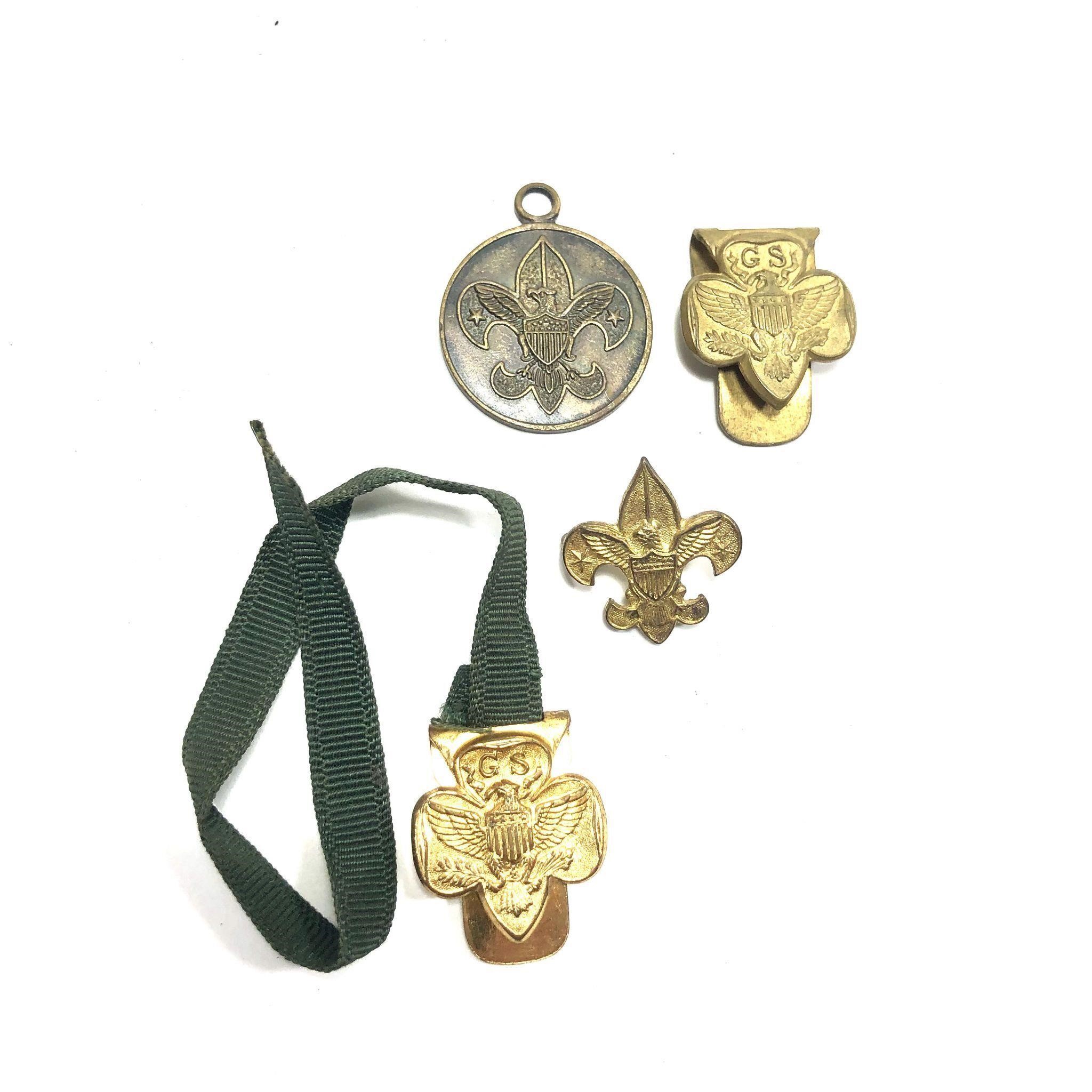 Vintage Girl Scouts Pin Bundle Lot