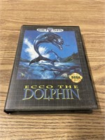 Sega Genesis Ecco The Dolphin game cartridge
